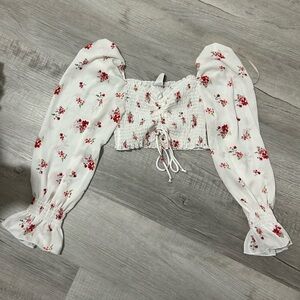 windsor floral crop top